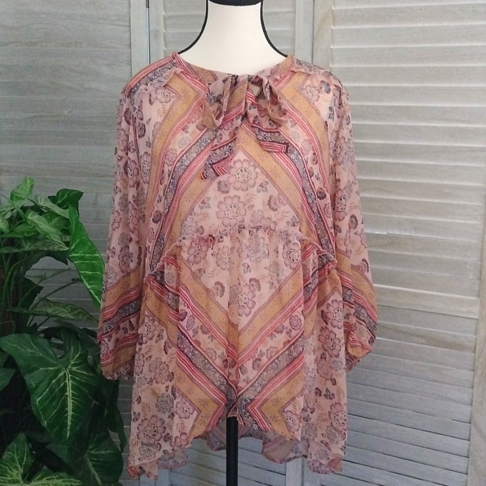 ⚜️ Knox Rose Boho Blouse